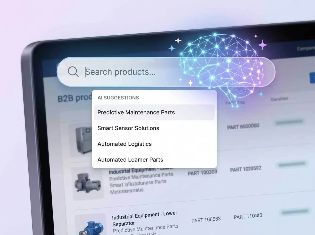 AI Is Reshaping B2B Ecommerce Product Search AI Is Reshaping B2B Ecommerce Product Search
